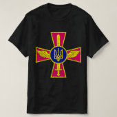 OEKRAÏNSE LUCHTKRACHTEN EMBLEM OEKRAÏNE ARMED FORC T-SHIRT (Design voorkant)