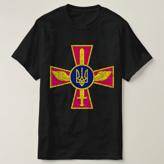 OEKRAÏNSE LUCHTKRACHTEN EMBLEM OEKRAÏNE ARMED FORC T-SHIRT (Design voorkant)