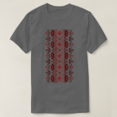 Oekraïnse Nationale Knittern T-shirt (Design voorkant)