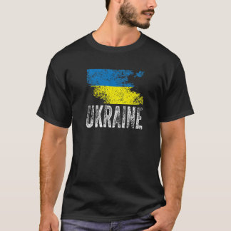 Oekraïnse  noodtoestand Oekraïnse vlag Cassa Ide T-shirt