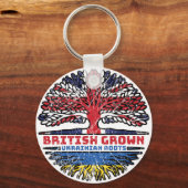 Oekraïnse Oekraïnse Uk Verenigd Koninkrijk - Brits Sleutelhanger (Voorkant)