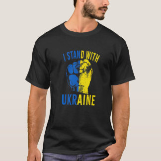 Oekraïnse overprijslijst Oekraïne Ik sta bij u T-shirt