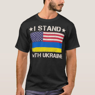 Oekraïnse overwinning ik sta voor oekraïnse sluips t-shirt