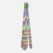 Oekraïnse paaseieren (Pysanky) Design Necktie Stropdas (Voorkant)
