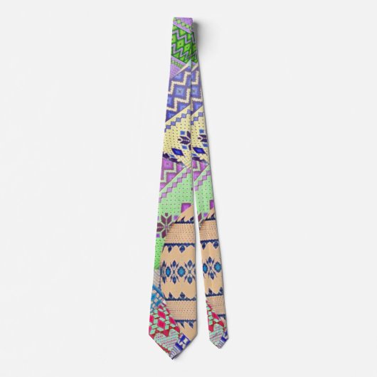 Oekraïnse paaseieren (Pysanky) Design Necktie Stropdas (Voorkant)