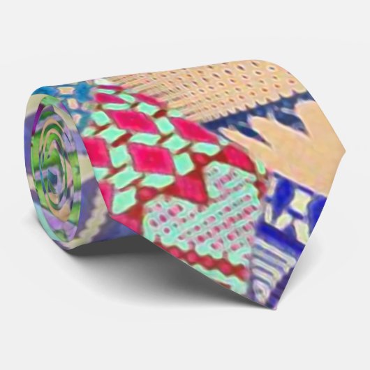 Oekraïnse paaseieren (Pysanky) Design Necktie Stropdas (Opgerold)