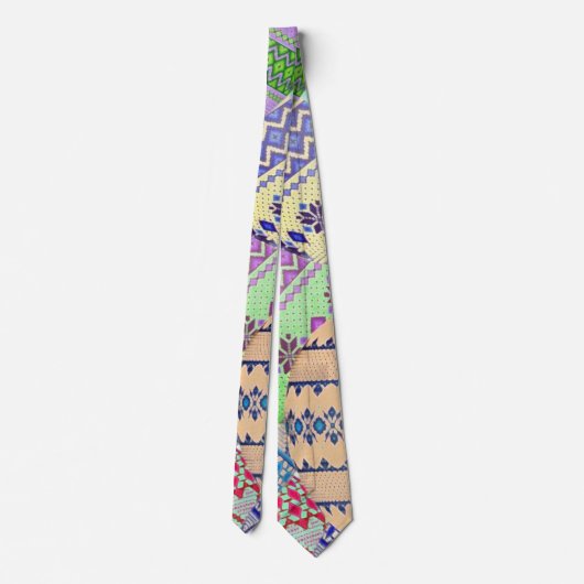 Oekraïnse paaseieren (Pysanky) Design Necktie Stropdas (Achterkant)