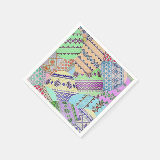 Oekraïnse paaseieren (Pysanky) Papier Napkins Servet (Hoek)