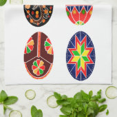 Oekraïnse paaseitjes theedoek (Gevouwen)