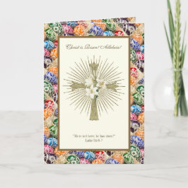 Oekraïnse paasgarnaal: Risen Alleluia Kaart