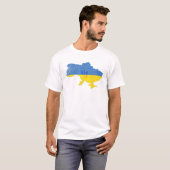 Oekraïnse plattegrond t-shirt (Voorkant volledig)