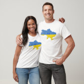 Oekraïnse plattegrond t-shirt (Unisex)