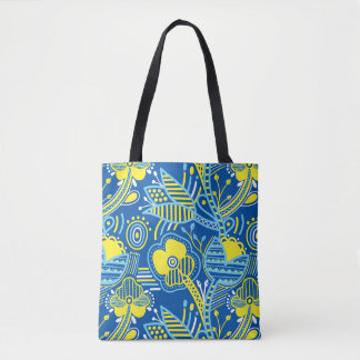 Oekraïnse potava, borduurachtige drukkerij tote bag