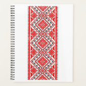 Oekraïnse Rode Embroidery Suns Vyshyvanka Planner (Voorkant)