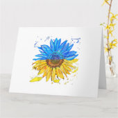 Oekraïnse Shirt - Zonnebloem - Oekraïnse vlag Kaart (Gele Bloem)