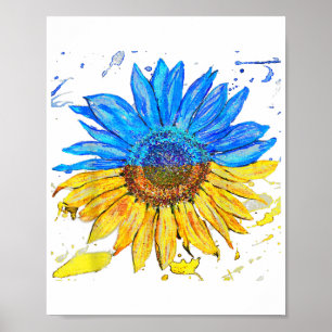 Oekraïnse Shirt - Zonnebloem - Oekraïnse vlag Poster