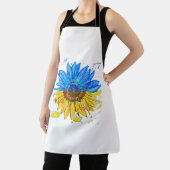 Oekraïnse Shirt - Zonnebloem - Oekraïnse vlag Schort (Insitu)