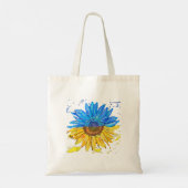 Oekraïnse Shirt - Zonnebloem - Oekraïnse vlag Tote Bag (Achterkant)