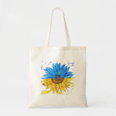 Oekraïnse  Shirt - Zonnebloem - Oekraïnse vlag Tote Bag (Voorkant)