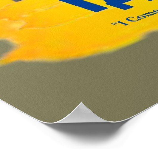 Oekraïnse speciale troepen Motto: "І д у н в и а"  Poster (Hoek)