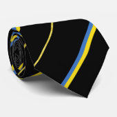Oekraïnse stripvlag stropdas (Opgerold)