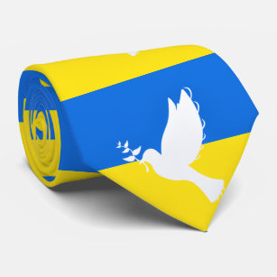 Oekraïnse Stropdas Dove voor vrede - Vrijheid
