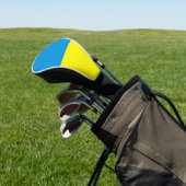 Oekraïnse vlag Blauw en Geel Golfheadcover (Insitu)