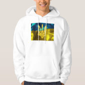 Oekraïnse vlag en Sweatshirt Hoodie (Voorkant)