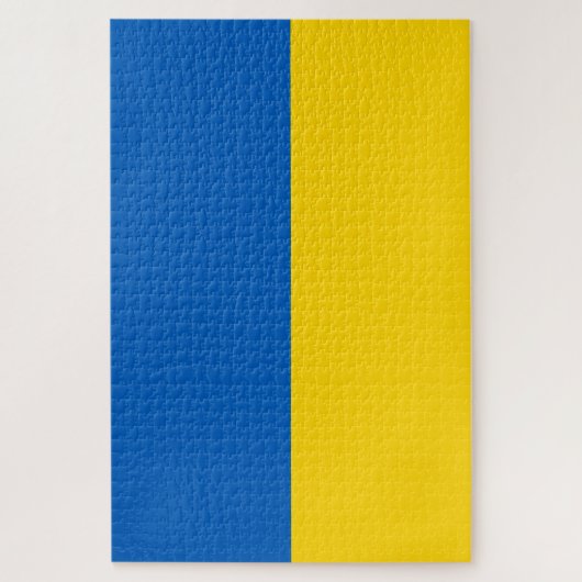 Oekraïnse vlag Jigzaag Puzzle Legpuzzel (Verticaal)