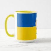 Oekraïnse vlag & Lviv-gebied - Wapenmunt, Oekraïne Mok (Links)