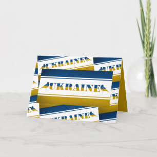 Oekraïnse vlag, nationale nachtvogels kaart