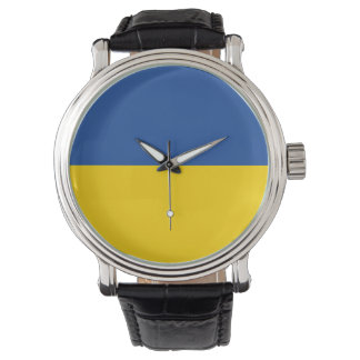 Oekraïnse vlag, Oekraïens landpatriottisch cadeau Horloge
