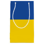 Oekraïnse vlag, Oekraïens landpatriottisch cadeau Klein Cadeauzakje (Voorkant)