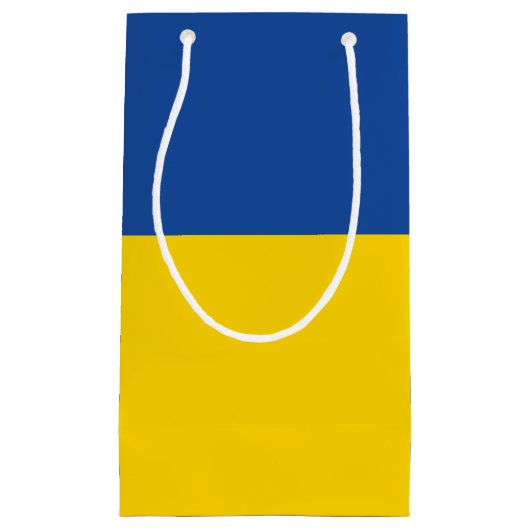 Oekraïnse vlag, Oekraïens landpatriottisch cadeau Klein Cadeauzakje (Voorkant)