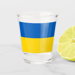 Oekraïnse vlag (Oekraïne) - vuurglas Shot Glas