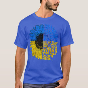 Oekraïnse vlag  Oekraïnse vlag - Zonnebloemprem T-shirt