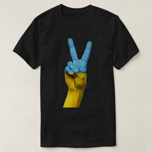 Oekraïnse vlag Solidariteit T-Shirt (Design voorkant)