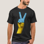 Oekraïnse vlag Solidariteit T-Shirt (Voorkant)