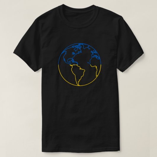 Oekraïnse vlag Solidariteit T-Shirt (Design voorkant)