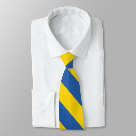 Oekraïnse vlag stropdas (Gebonden)