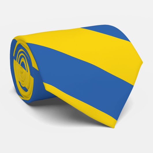 Oekraïnse vlag stropdas (Opgerold)