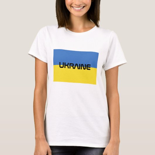 Oekraïnse vlag T-Shirt (Voorkant)