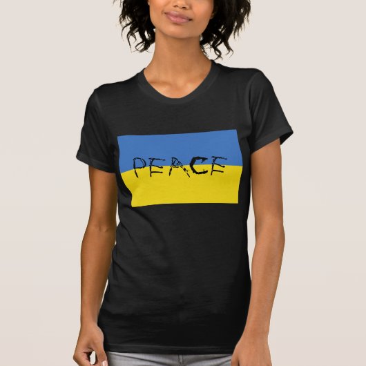 Oekraïnse vlag T-Shirt (Voorkant)
