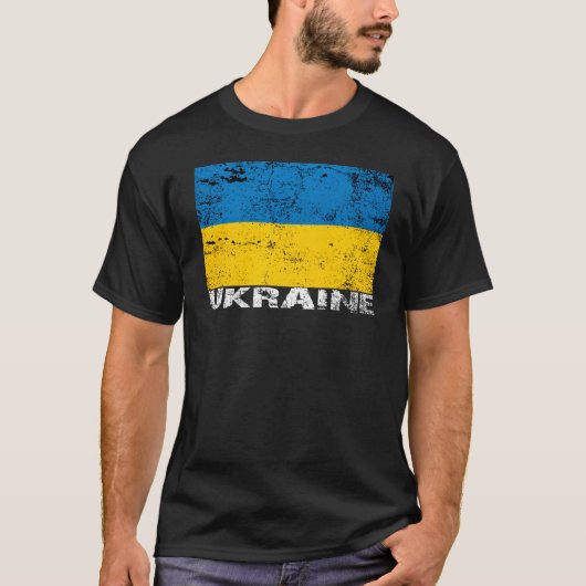 Oekraïnse vlag t-shirt (Voorkant)