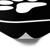 Oekraïnse vlag voor pet Awareness Support Oekraïen Poster (Hoek)