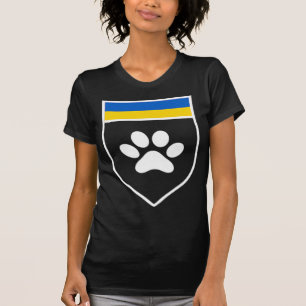 Oekraïnse vlag voor pet Awareness Support Oekraïen T-shirt