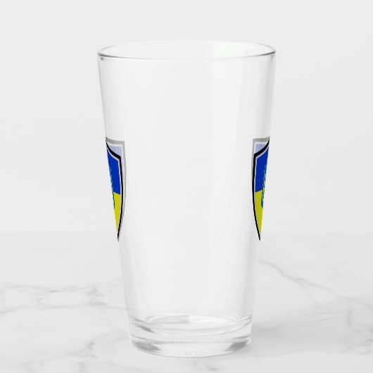 Oekraïnse vlaggen glas (Links)