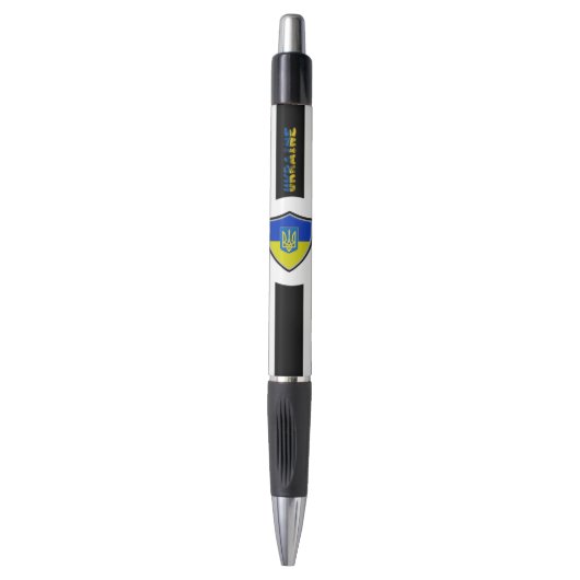 Oekraïnse vlaggen pen (Voorkant Verticaal)