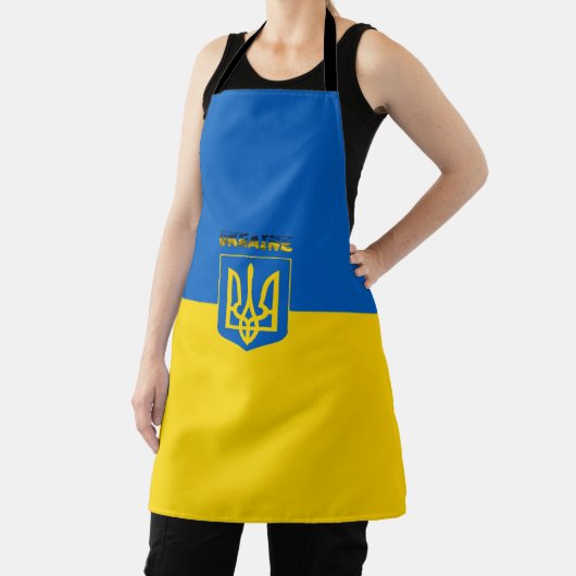 Oekraïnse vlaggen schort (Insitu)