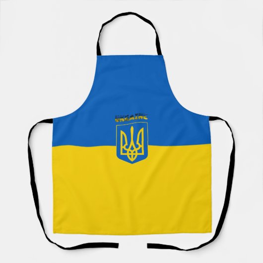 Oekraïnse vlaggen schort (Voorkant)
